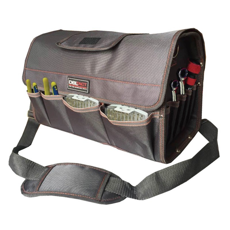 三共コーポレーション 4348271 カバー付オープンキャリーバッグ グレー #350573 1個（ご注文単位1個）【直送品】