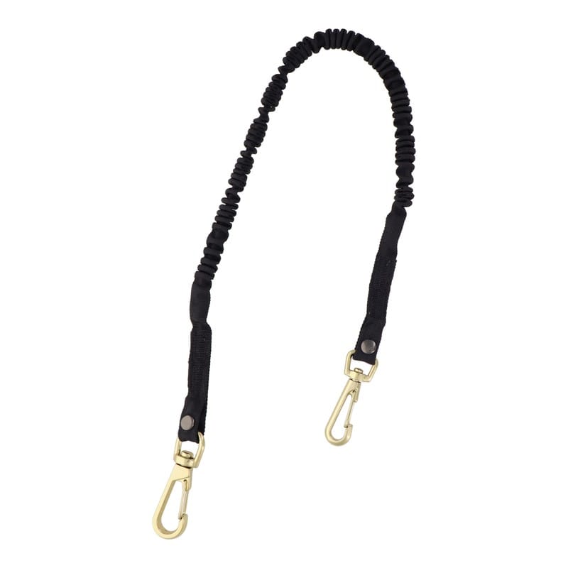 三共コーポレーション 4342043 ワイヤー入布製安全コード 使用荷重2kg BK #315641 1個（ご注文単位1個）【直送品】