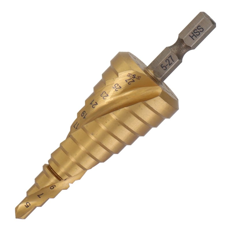 三共コーポレーション 434230 ステップドリル ハイス鋼材 12段 5-27mm #315330 1個（ご注文単位1個）【直送品】