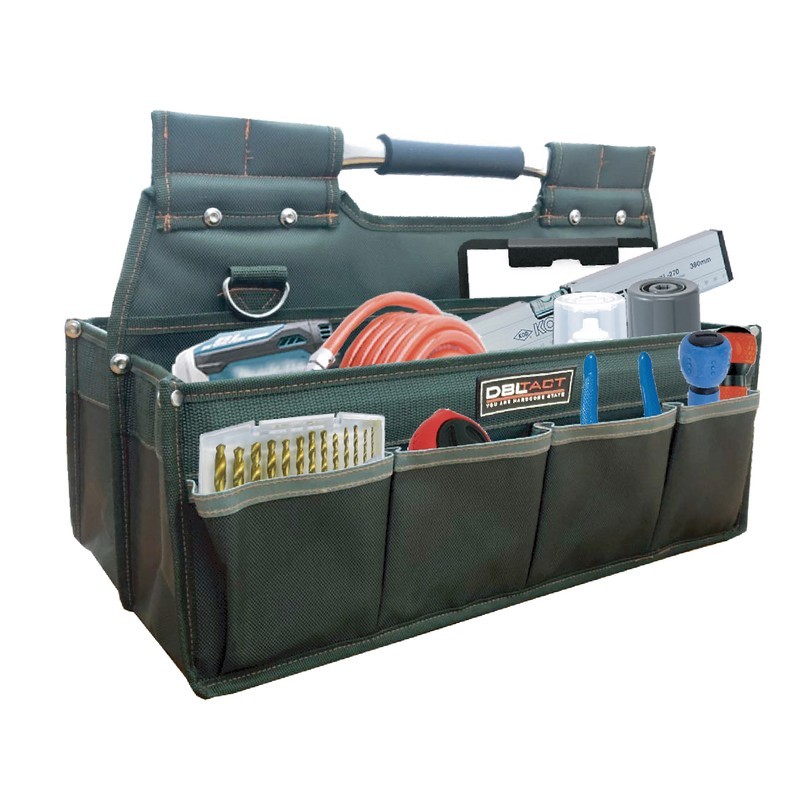 三共コーポレーション 4348941 コンパクトツールキャリーバッグ カーキ DT-CBT-500KH 1個(ご注文単位1個)【直送品】
