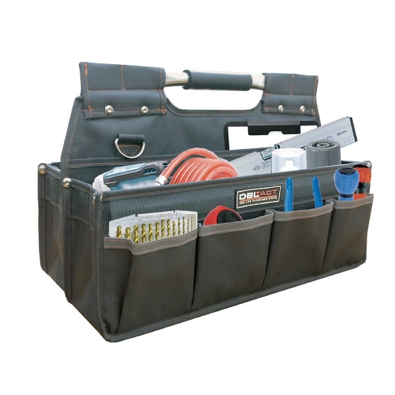 三共コーポレーション 4348942 コンパクトツールキャリーバッグ グレー DT-CBT-500GR 1個(ご注文単位1個)【直送品】