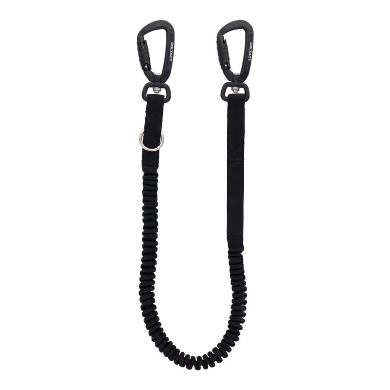 三共コーポレーション 4352823 布製安全コード Wロック×Wロック ブラック DT-ST-12BK 1個(ご注文単位1個)【直送品】