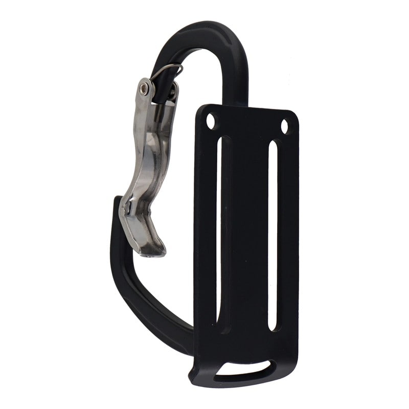 三共コーポレーション 4351906 軽量アルミツールフック 湾曲ゲート×爪付き MBK #360153 1個(ご注文単位1個)【直送品】