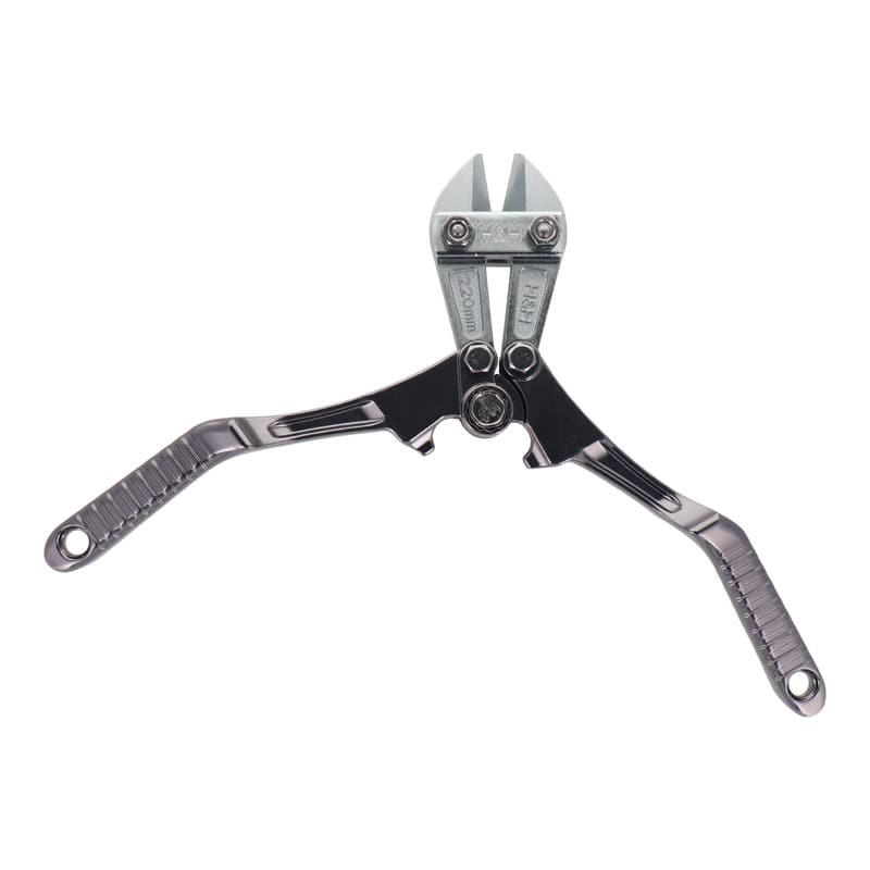 三共コーポレーション 4348697 アルミ鍛造ボルトクリッパー 220mm ガンメタ HAC-220G 1個(ご注文単位1個)【直送品】