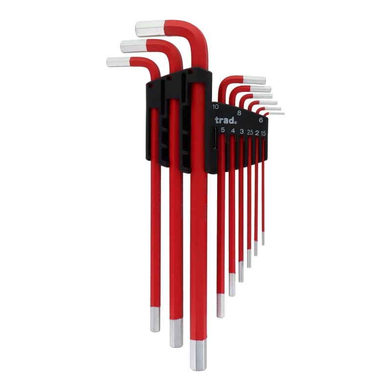 三共コーポレーション 434166 9pcs.カラー六角レンチセットロングタイプ #823351 1個（ご注文単位1個）【直送品】