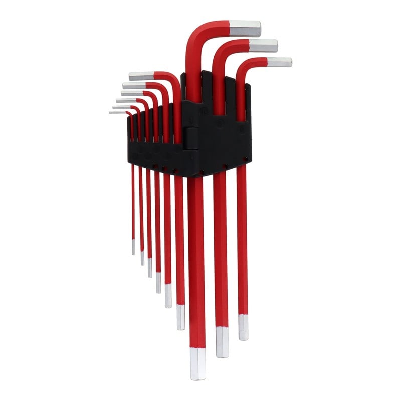 三共コーポレーション 434166 9pcs.カラー六角レンチセットロングタイプ #823351 1個（ご注文単位1個）【直送品】