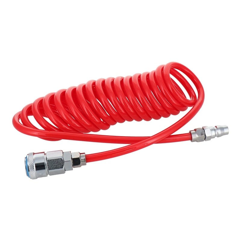 三共コーポレーション 510338 ワンタッチソケット付スパイラルエアーホース 3m #820477 1個（ご注文単位1個）【直送品】