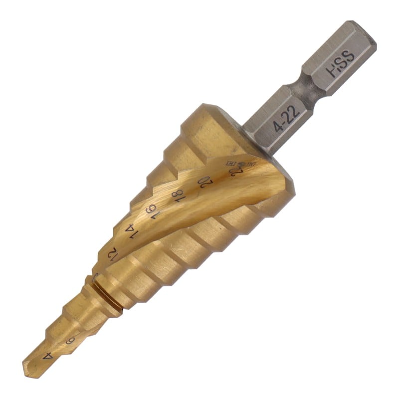 三共コーポレーション 434227 ステップドリル ハイス鋼材 10段 4-22mm #315335 1個（ご注文単位1個）【直送品】