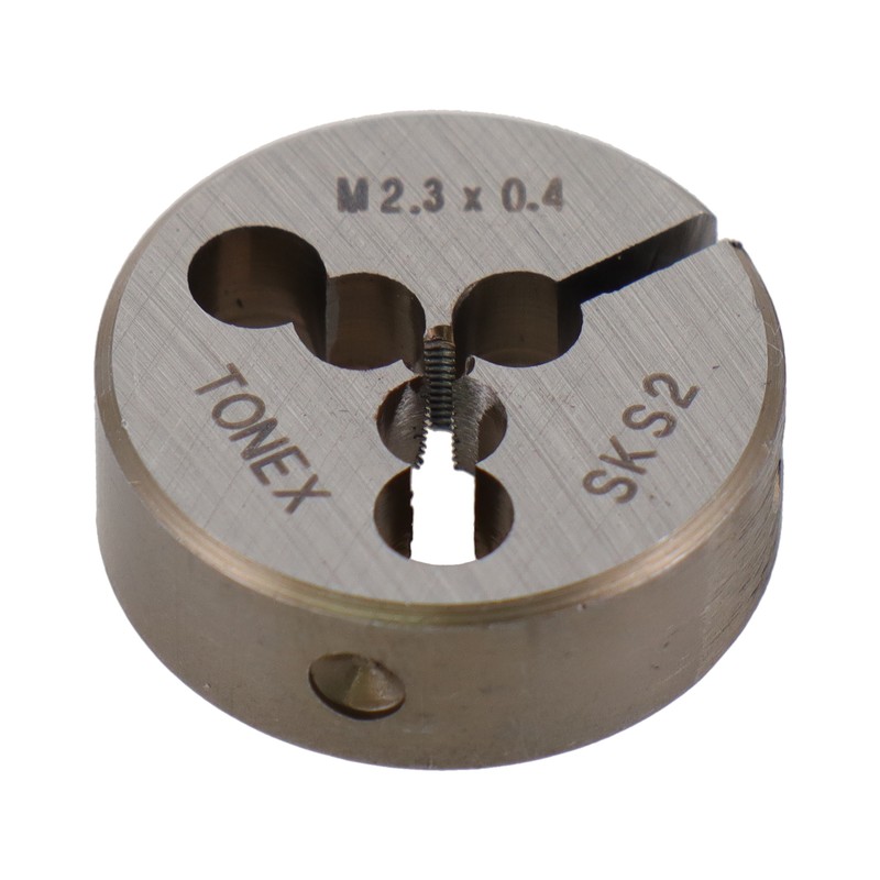 三共コーポレーション 4343870 ねじ切りダイス ねじ径2.3mm×ピッチ0.4mm #110211 1個（ご注文単位1個）【直送品】