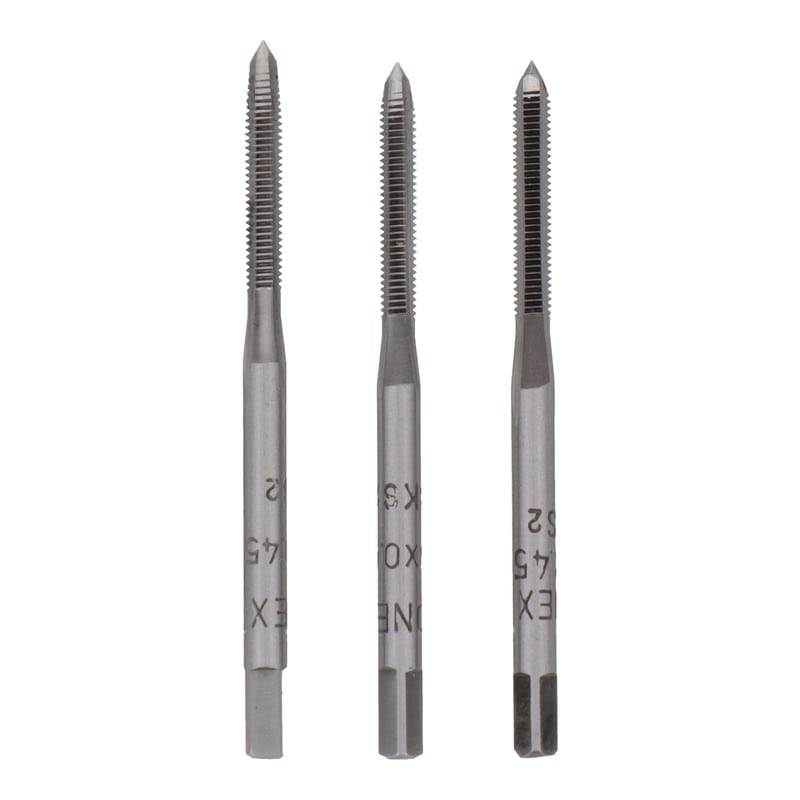 三共コーポレーション 4343831 ハンドタップセット径2.5mm×ピッチ0.45mm #110122 1個（ご注文単位1個）【直送品】