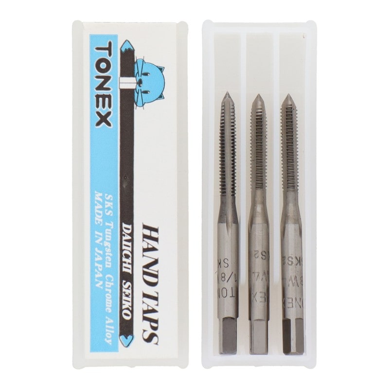 三共コーポレーション 4343838 ハンドタップセット ねじ径 1/8×W40 #110138 1個（ご注文単位1個）【直送品】