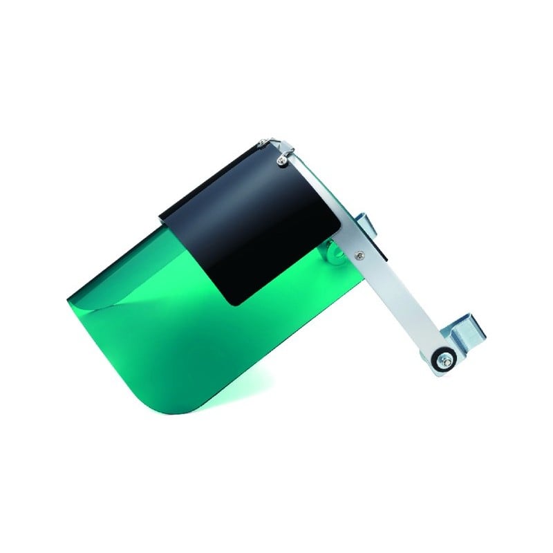 三共コーポレーション 4353434 フェイスシールド ヘルメット型 グリーン DT-HFSW-G#805407 1個（ご注文単位1個）【直送品】