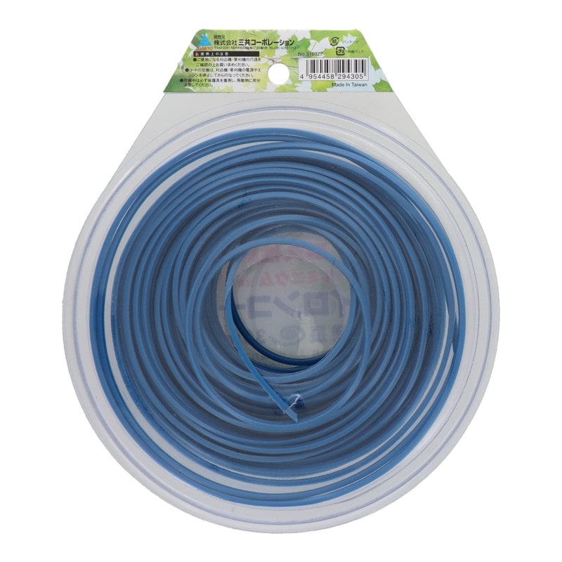 三共コーポレーション 4344472 ナイロンコード 四角型 2.2mm 30m #316027 1個(ご注文単位1個)【直送品】