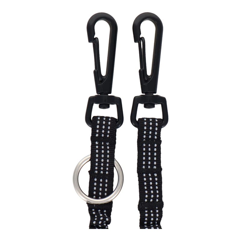 三共コーポレーション 4353383 布製安全コード BKフック 使用荷重1kg SL DT-ST-15BKS 1個(ご注文単位1個)【直送品】