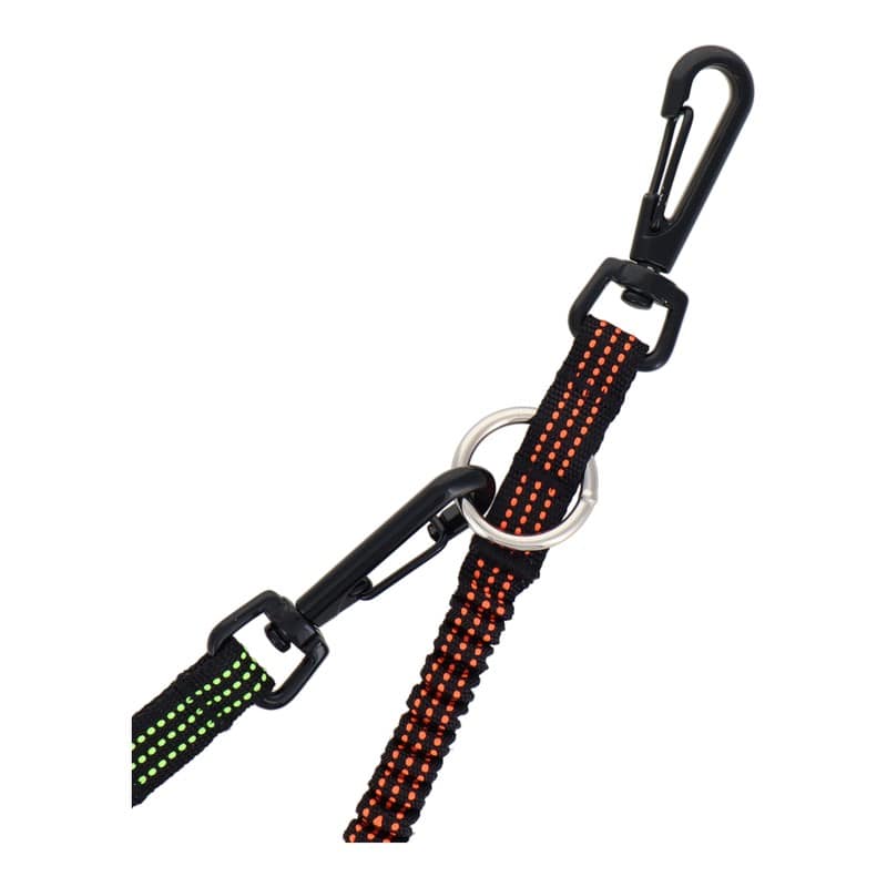 三共コーポレーション 4353385 布製安全コードBKフック使用荷重1kgオレンジ DT-ST-15BKO 1個（ご注文単位1個）【直送品】