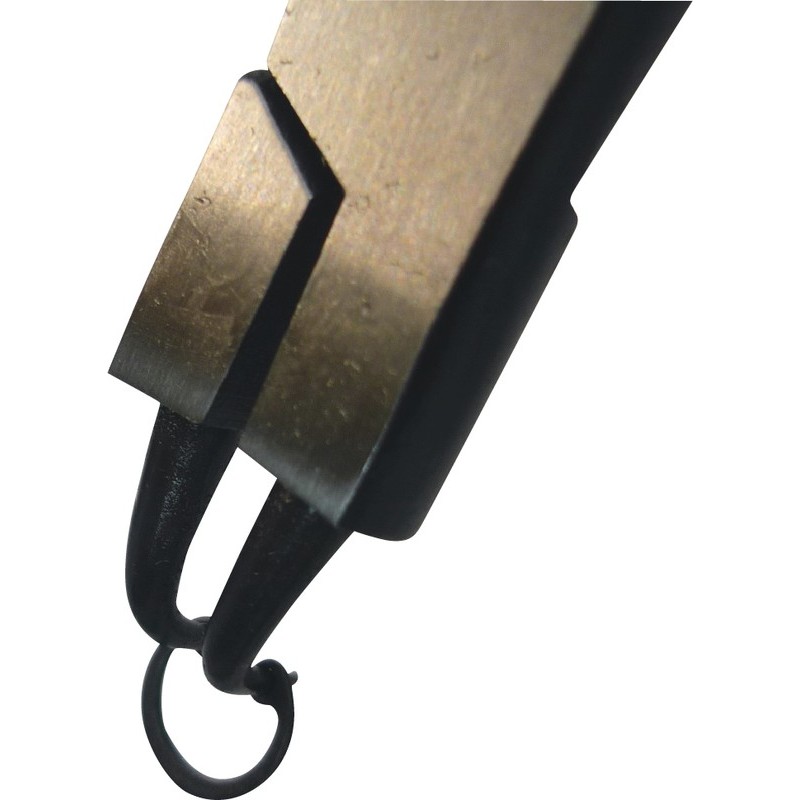 三共コーポレーション 4343421 スナップリングプライヤー 穴用曲爪 205mm #432343 1個(ご注文単位1個)【直送品】