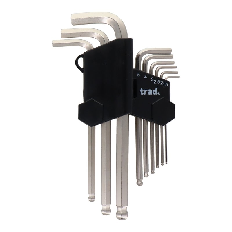 三共コーポレーション 4341107 9pcs.ボールポイント六角棒レンチセット #350109 1個（ご注文単位1個）【直送品】