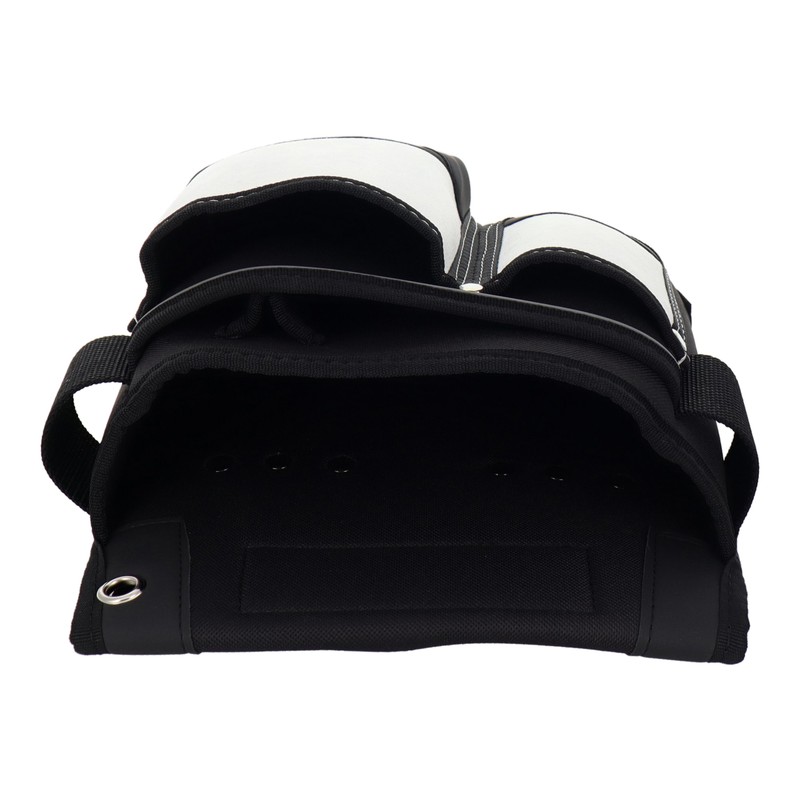 三共コーポレーション 4342214 スエード調 釘袋 2段 ホワイト #581792 1個(ご注文単位1個)【直送品】