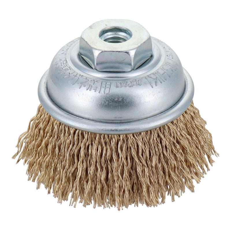 三共コーポレーション 4353497 カップブラシ 鋼線メッキ 65mm KCB-65K#436106 1個（ご注文単位1個）【直送品】