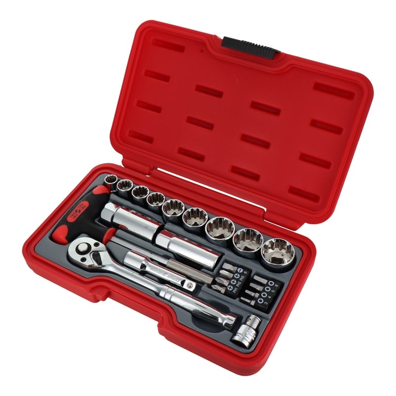 三共コーポレーション 4340534 23pcs.ソケットレンチセット #820082 1個（ご注文単位1個）【直送品】