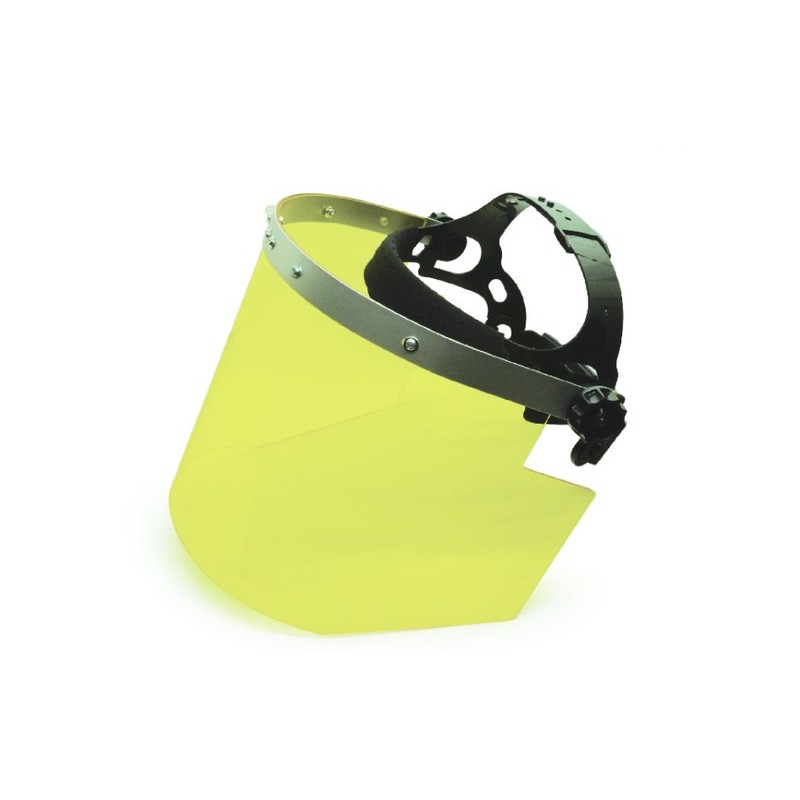 三共コーポレーション 4353449 フェイスシールド かぶり型 ワイド イエロー DT-KFS-YW#805422 1個（ご注文単位1個）【直送品】