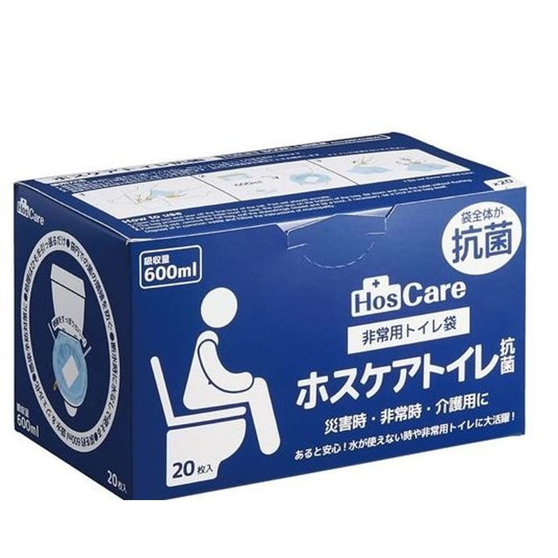 三共コーポレーション 4352731 ホスケア抗菌トイレ 吸収量600ml 20枚入り #229011 1個（ご注文単位1個）【直送品】