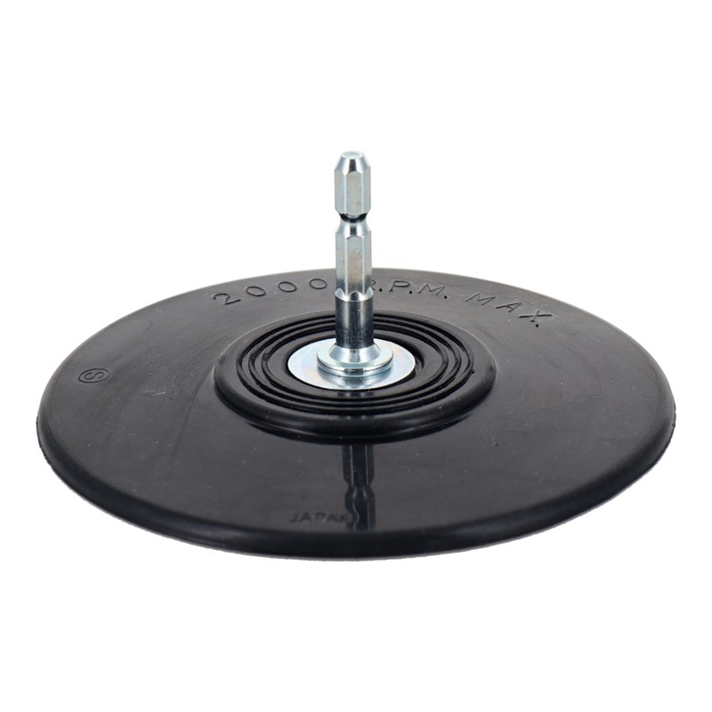 三共コーポレーション 4348934 六角軸マジック付ソフトラバーパット φ125mm MRP6S-125 1個(ご注文単位1個)【直送品】