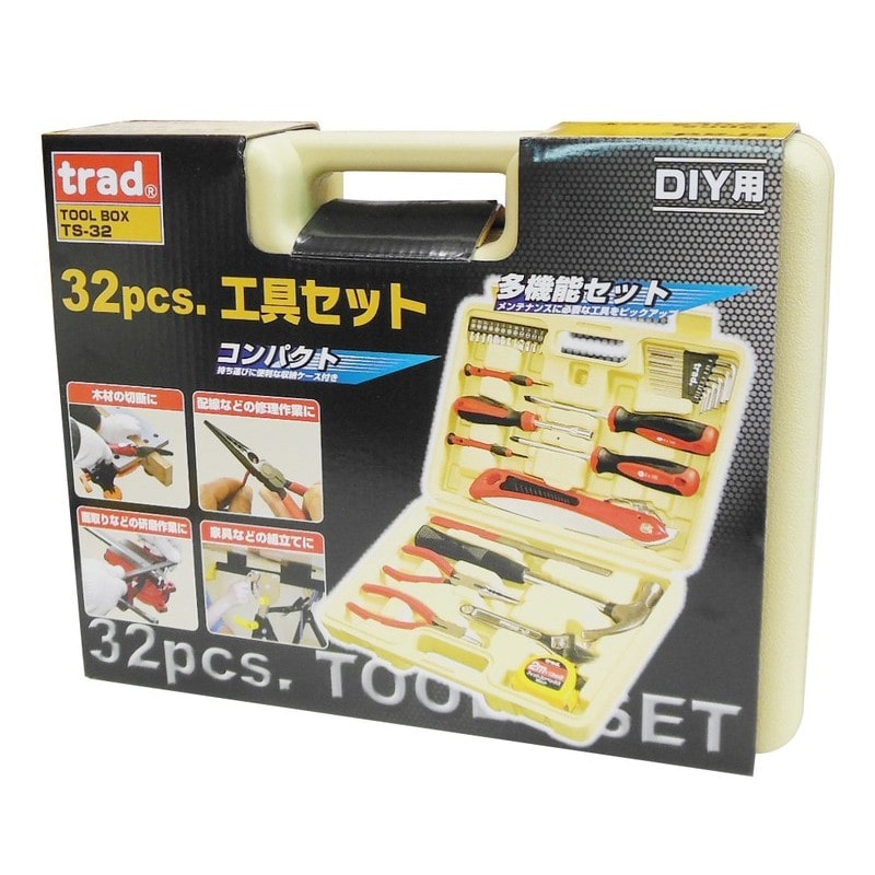 三共コーポレーション 4347639 32pcs.工具セット #823110 1個（ご注文単位1個）【直送品】