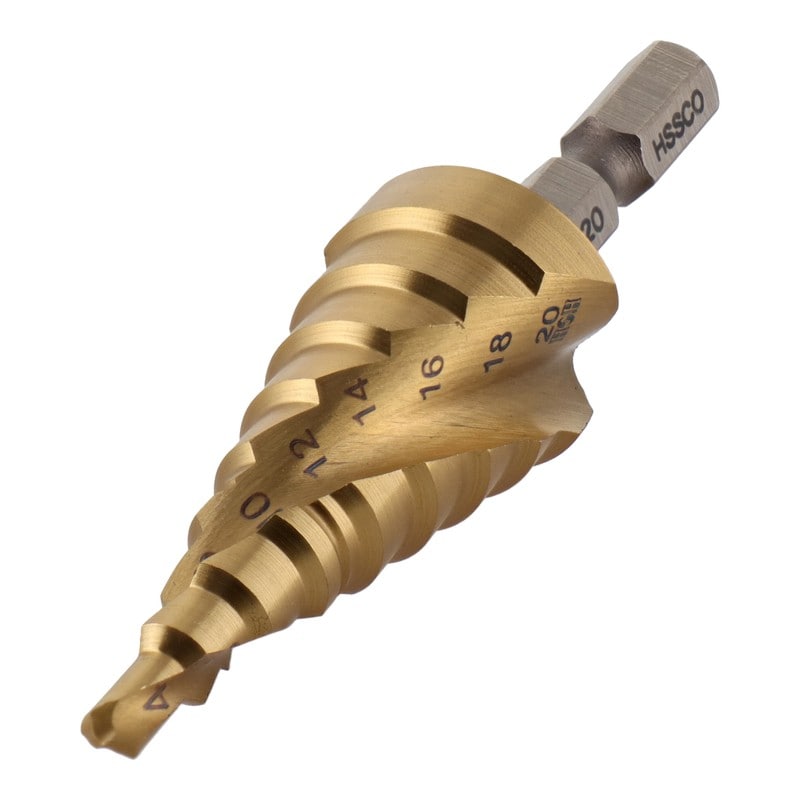 三共コーポレーション 434232 ステップドリル コバルトハイス鋼 9段4-20mm #315338 1個(ご注文単位1個)【直送品】