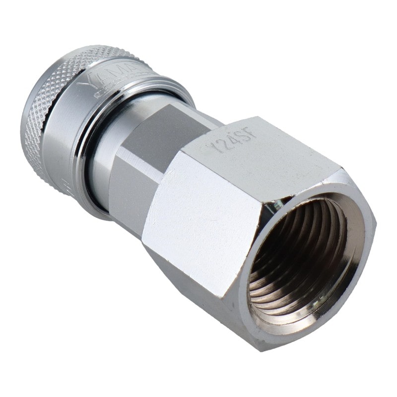 三共コーポレーション 4342829 エアー用ツータッチソケットRc1/2テーパーメネジ #714039 1個（ご注文単位1個）【直送品】