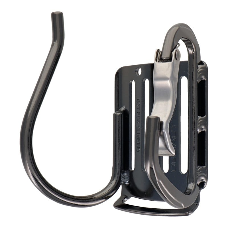 三共コーポレーション 4351924 アルミツールフックダブル湾曲ゲート×爪付きガンメタ #360160 1個(ご注文単位1個)【直送品】