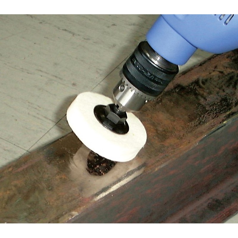 三共コーポレーション 510111 高級フェルトバフ 75mm #078800 1個(ご注文単位1個)【直送品】