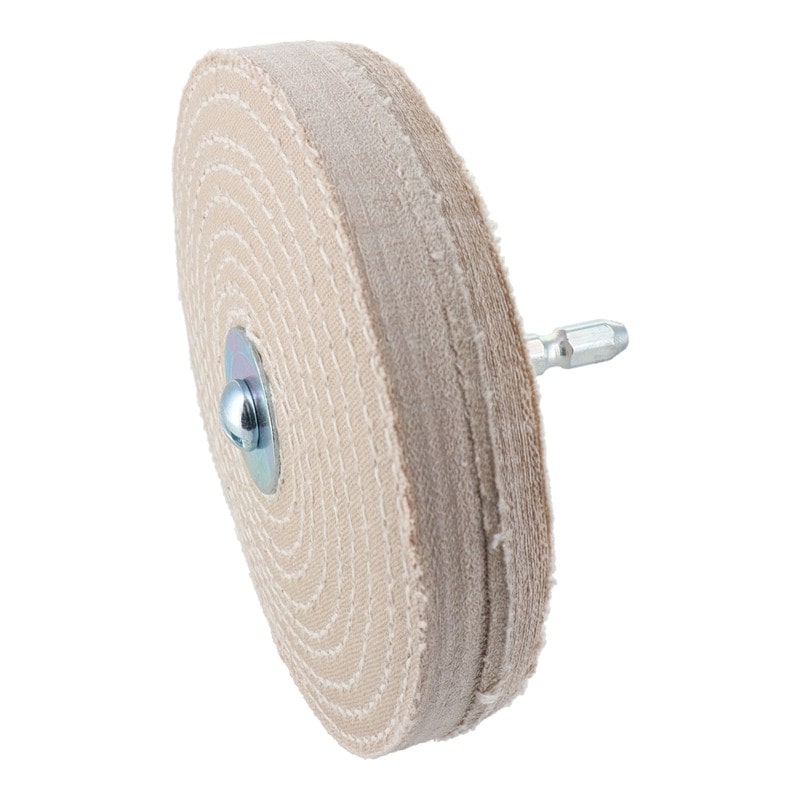 三共コーポレーション 4343083 六角軸軸付布バフ 100mm #010158 1個(ご注文単位1個)【直送品】