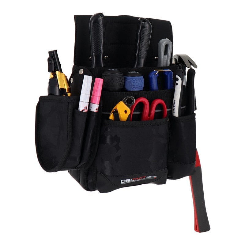 三共コーポレーション 4348530 釘袋 ブラック迷彩 DT-19-BC 1個（ご注文単位1個）【直送品】