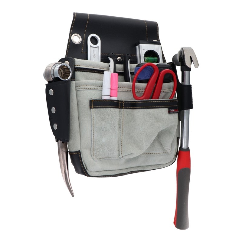 三共コーポレーション 4353405 革製釘袋 ホルダー付き #582512 1個（ご注文単位1個）【直送品】