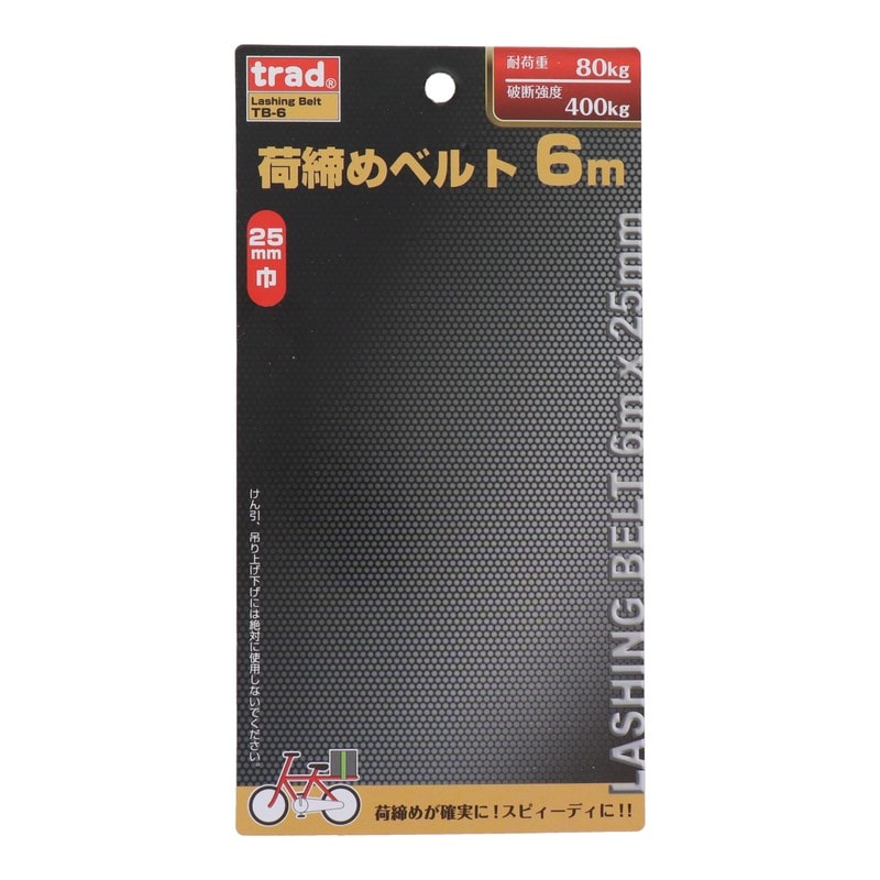 三共コーポレーション 4342507 バックル式荷締ベルト 6m #823501 1個（ご注文単位1個）【直送品】
