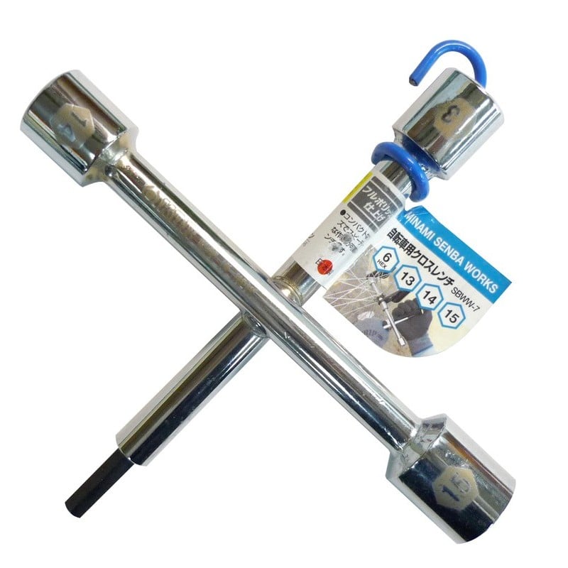 三共コーポレーション 4343568 ミニクロスレンチ 6H×13×14×15mm #525754 1個（ご注文単位1個）【直送品】