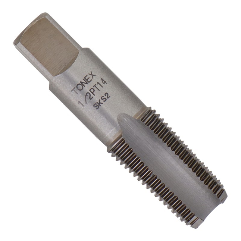 三共コーポレーション 4343855 ねじ切りパイプタップ 呼寸法1/2×ピッチ14mm #110218 1個(ご注文単位1個)【直送品】