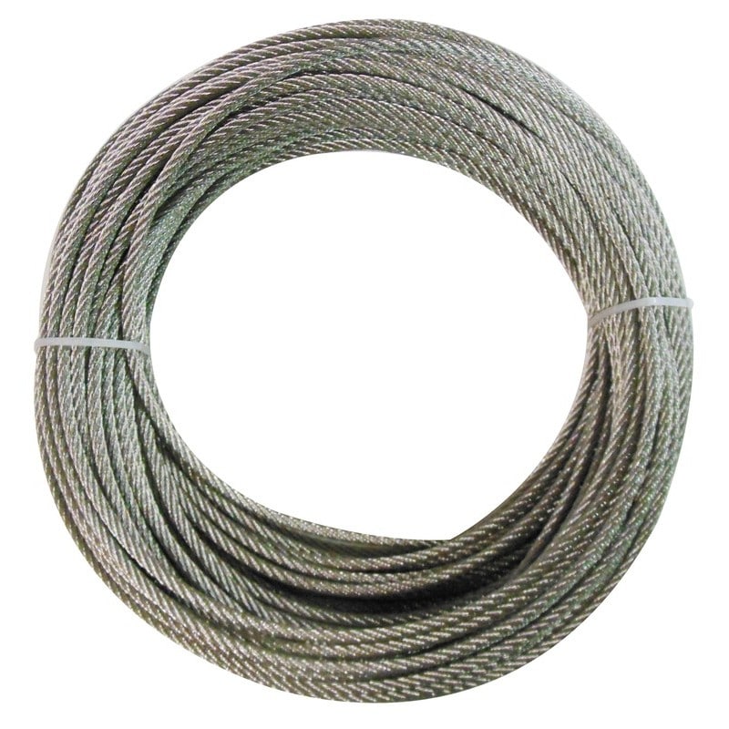 三共コーポレーション 4352727 ステンレスカットワイヤーロープ径3.0mm×30m TSC-3030 1個（ご注文単位1個）【直送品】