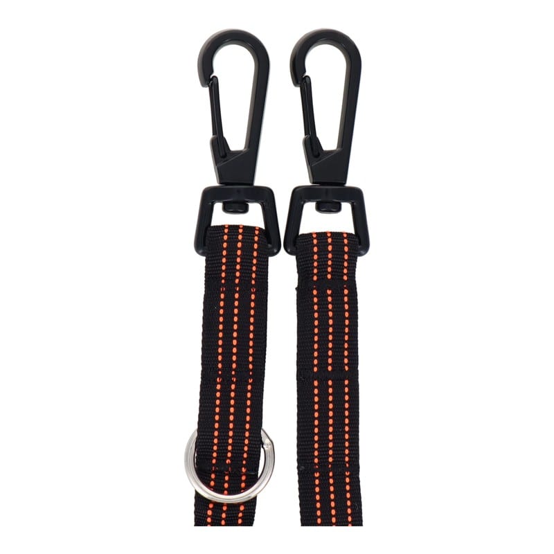 三共コーポレーション 4353388 布製安全コードBKフック使用荷重3kgオレンジ DT-ST-16BKO 1個（ご注文単位1個）【直送品】