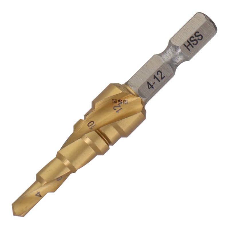 三共コーポレーション 434224 ステップドリルハイス鋼材 5段 4-12mm #315331 1個（ご注文単位1個）【直送品】