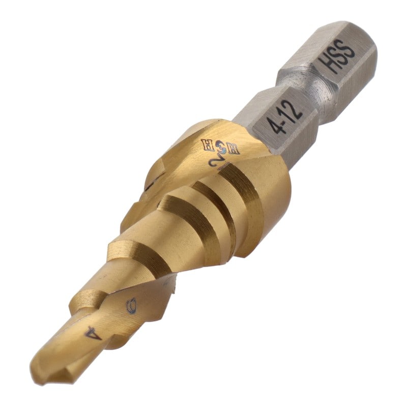 三共コーポレーション 434224 ステップドリルハイス鋼材 5段 4-12mm #315331 1個（ご注文単位1個）【直送品】