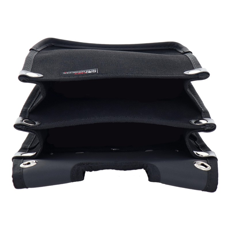 三共コーポレーション 4348786 帆布電工袋 ブラック DTH-01-BK 1個（ご注文単位1個）【直送品】