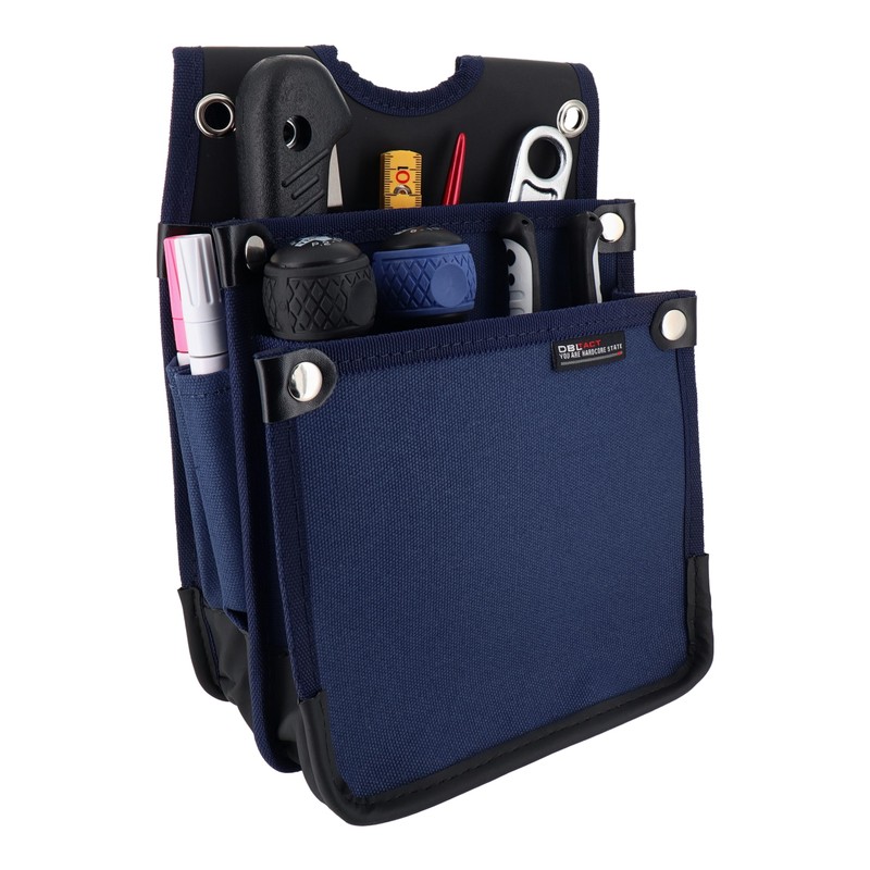 三共コーポレーション 4348788 帆布電工袋 ネイビー DTH-01-NB 1個（ご注文単位1個）【直送品】