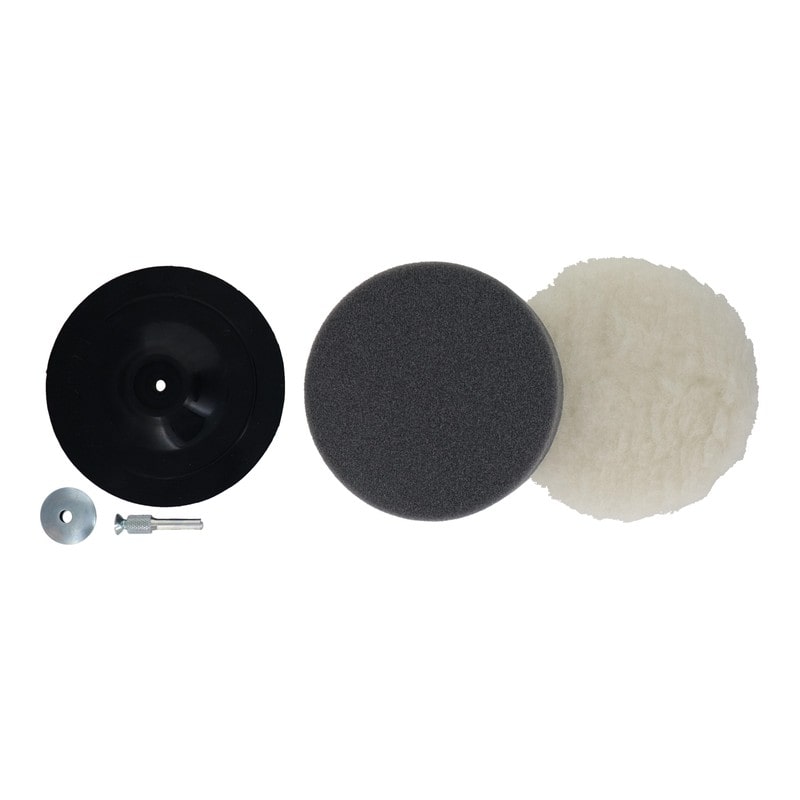 三共コーポレーション 4352812 マジック付ポリッシャー3点セット φ125mm MG-D 1個（ご注文単位1個）【直送品】