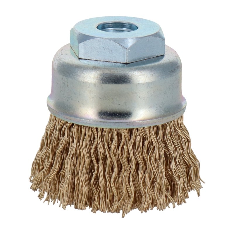 三共コーポレーション 4353533 カップブラシ 鋼線メッキ 50mm KCB-50K#436108 1個（ご注文単位1個）【直送品】