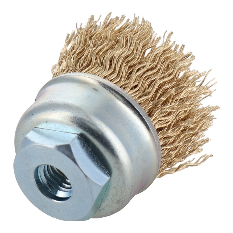 三共コーポレーション 4353533 カップブラシ 鋼線メッキ 50mm KCB-50K#436108 1個（ご注文単位1個）【直送品】