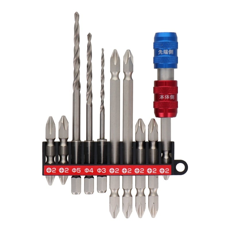 三共コーポレーション 434388 ワンタッチジョイントアダプター付下穴錐ビットセット #330054 1個(ご注文単位1個)【直送品】