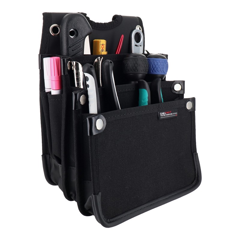 三共コーポレーション 4351947 帆布電工袋 3段 #582411 1個（ご注文単位1個）【直送品】