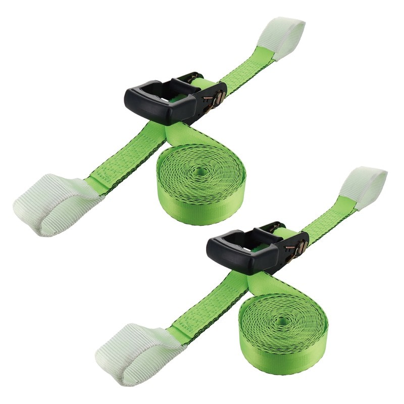 三共コーポレーション 4348351 ラチェット式荷締ベルトループ付シボリ5m×32mm #823519 1個（ご注文単位1個）【直送品】